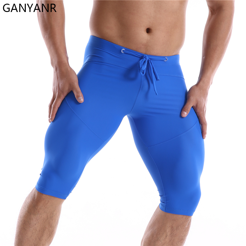Compression Shorts Athletes - GANYANR legginsy do biegania męskie legginsy
