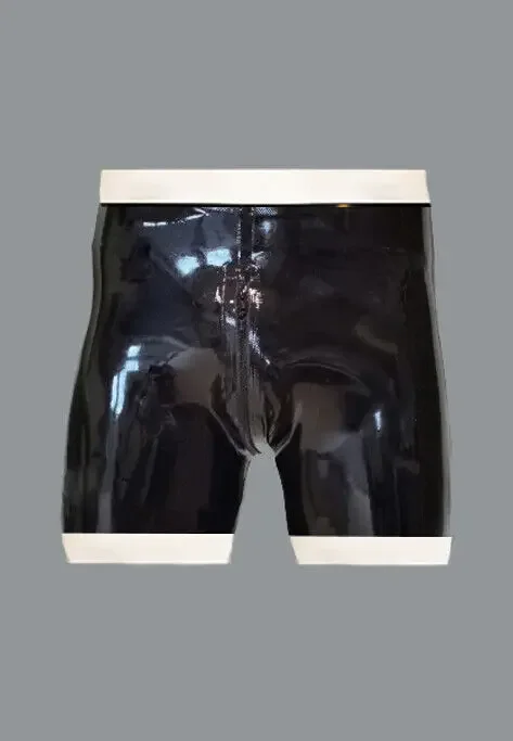 Pouch Boxer Pouch - Gumowe lateksowe bokserki z zamkiem błyskawicznym