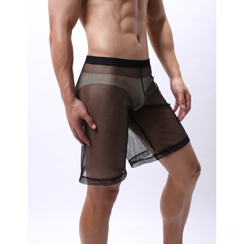 Pouch Boxer Pouch - Siateczkowa bielizna erotyczna dla mężczyzn z