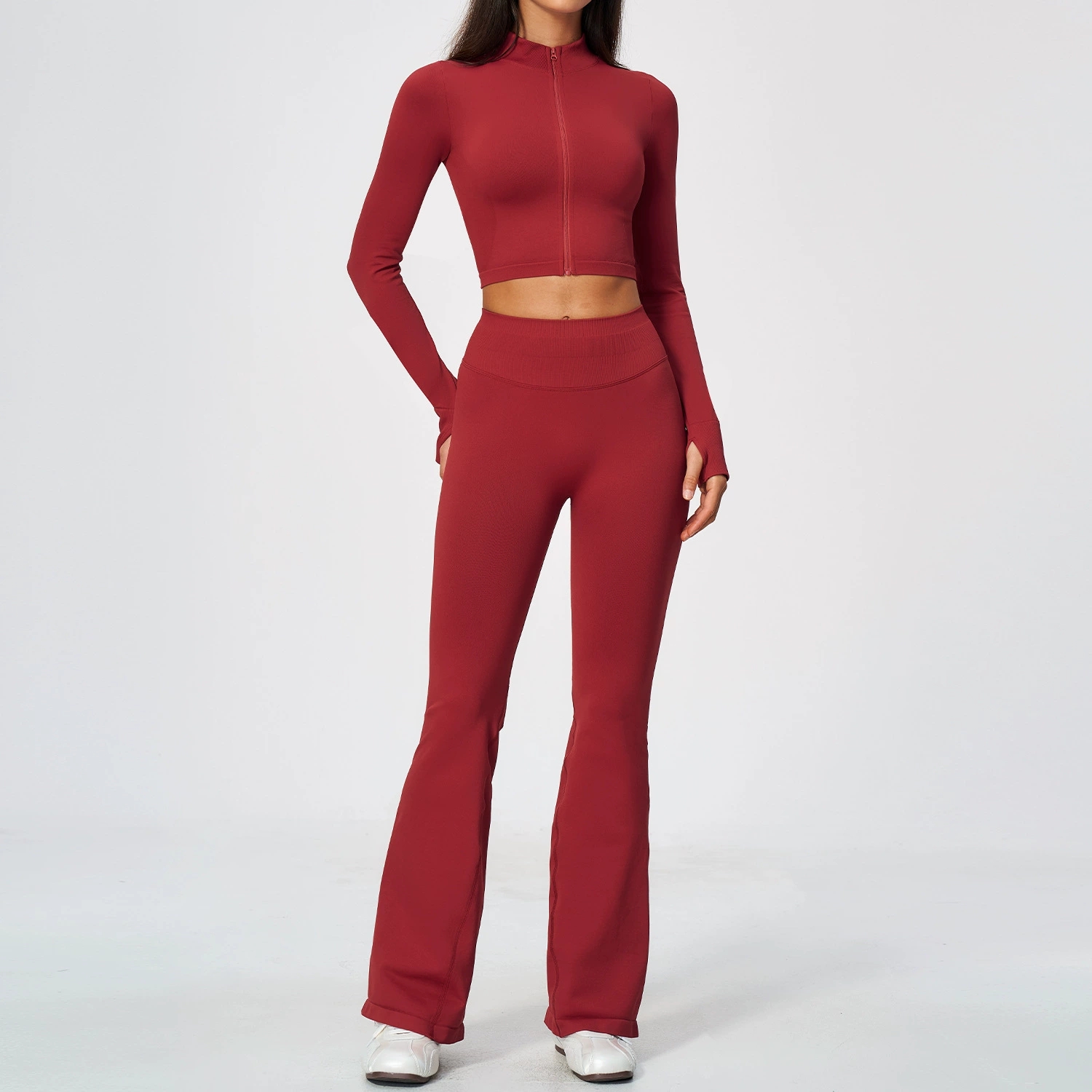 Damski bezszwowy zestaw do jog – Compression Long Pant recenzja i cena