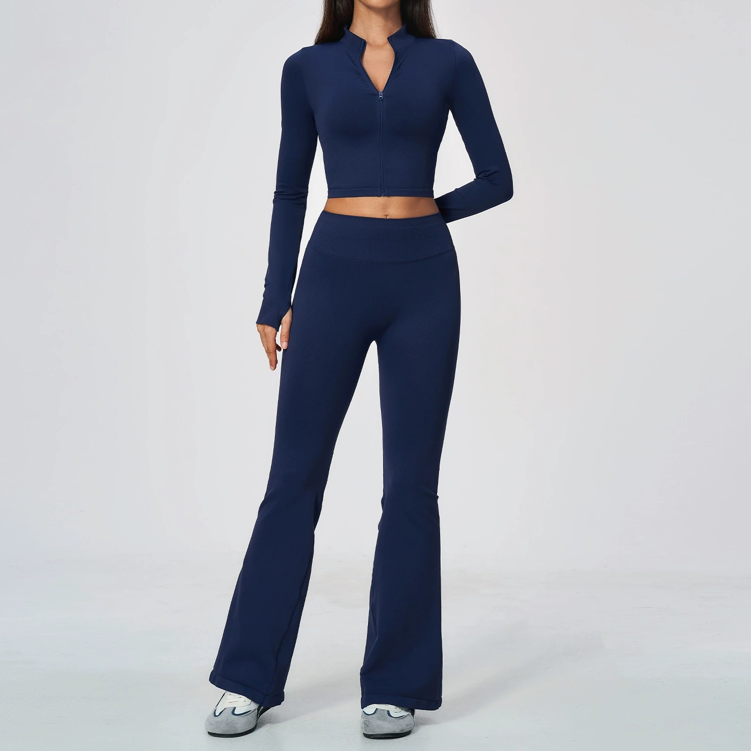 Damski bezszwowy zestaw do jog – Compression Long Pant recenzja i cena