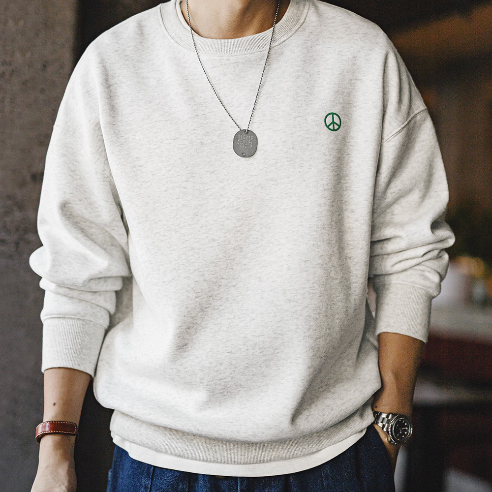 Maden Casual Szara bluza z kap – Undershirt Crew Neck recenzja i cena
