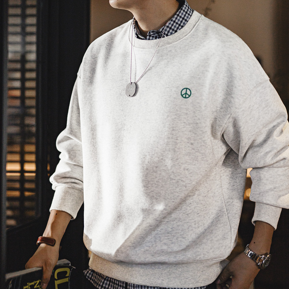Maden Casual Szara bluza z kap – Undershirt Crew Neck recenzja i cena