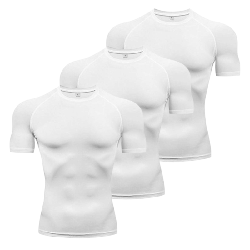 1/3 Zestaw Męska Odzież Kompre – T Shirt Tight Fit recenzja i cena