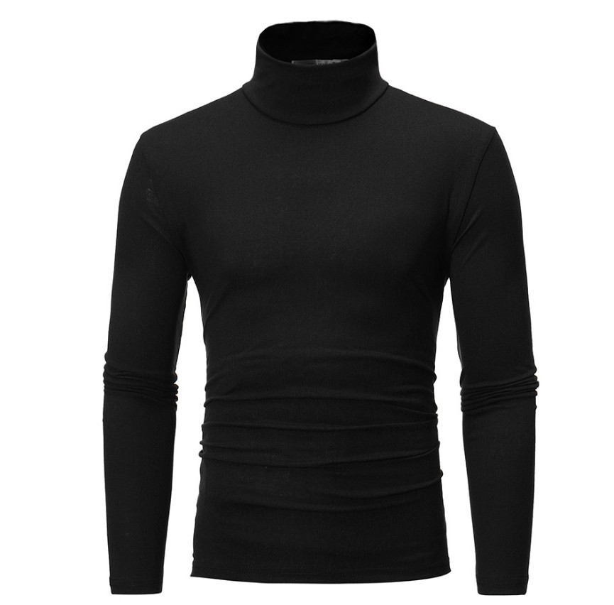 Męska koszulka z wysokim kołni – T Shirt Tight Fit recenzja i cena