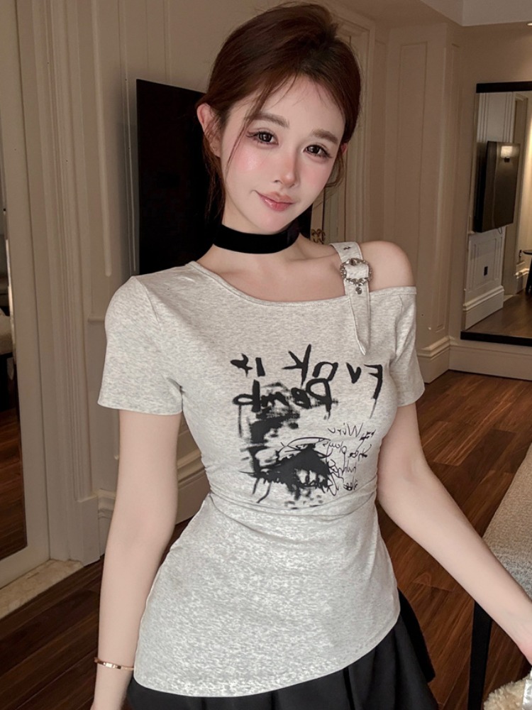 Modna, stylowa bluzka damska z – T Shirt Tight Fit recenzja i cena